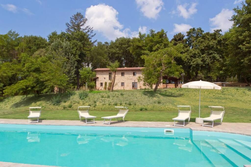 Villa Liz Tuscany, Private Pool, Hot Tub, Property Fenced, Pets Allowed Попи Екстериор снимка